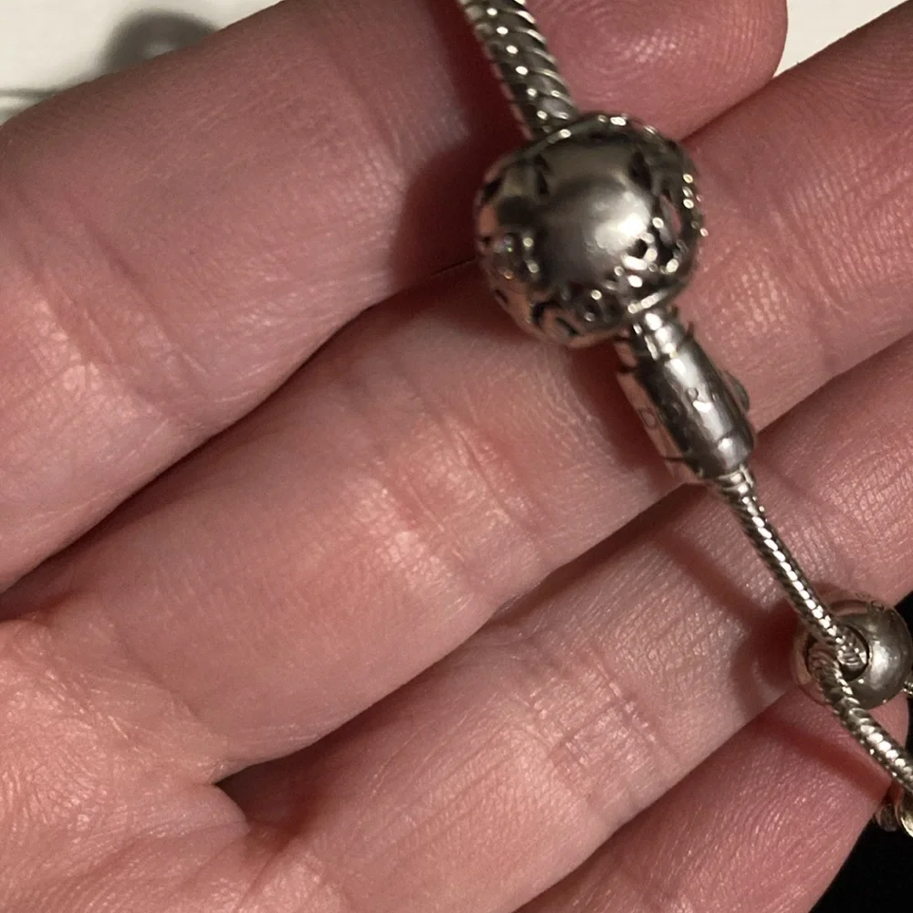 **- ** ** **- - Pandora — sliding bolo polish sterling silver (28cm) …bracelet .